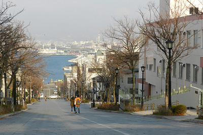 Hachimanzaka slope,