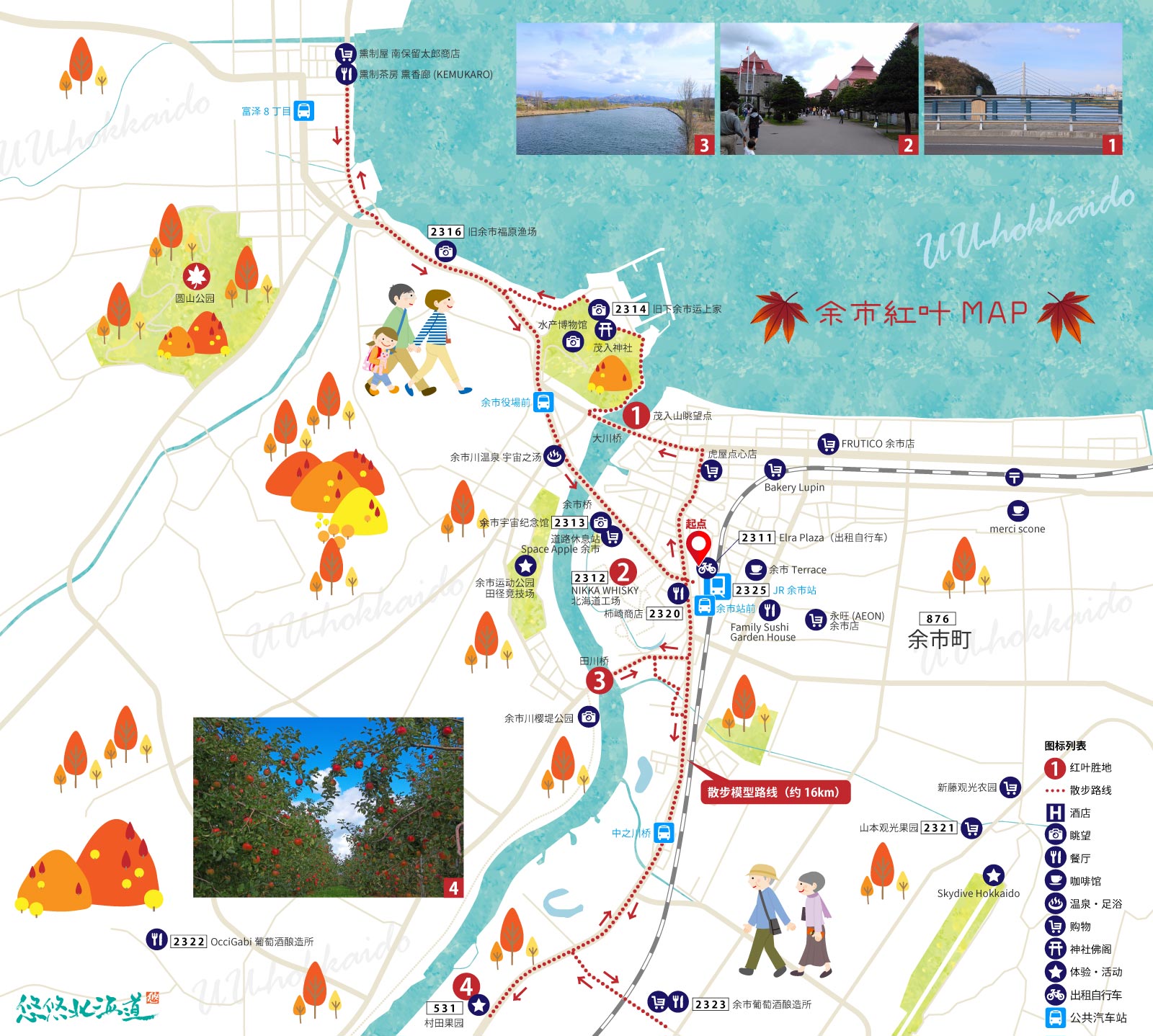 余市散步MAP