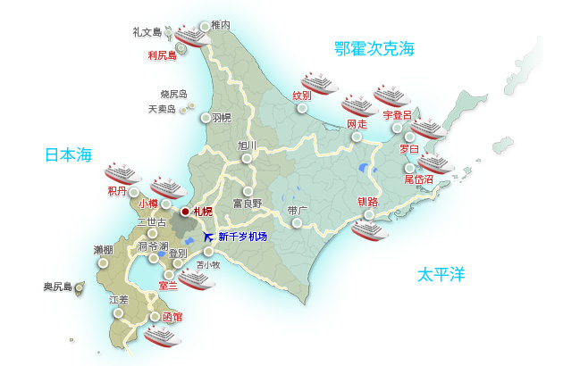 海上游览地图