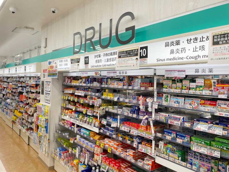 丰富的医药品柜台